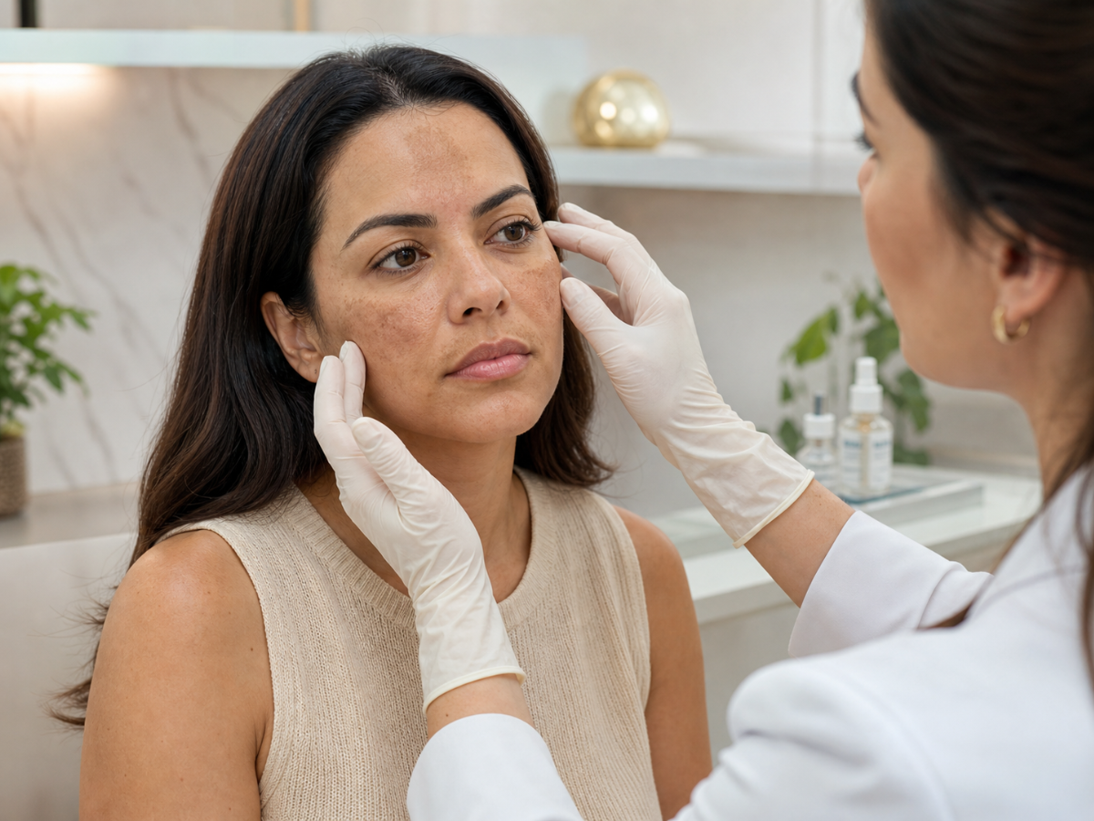 Avaliação dermatológica de melasma em São Paulo para diagnóstico dos tipos de manchas e cuidados individualizados.